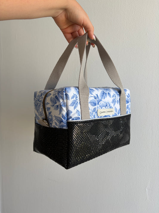 Lunch Bag noir - bleu