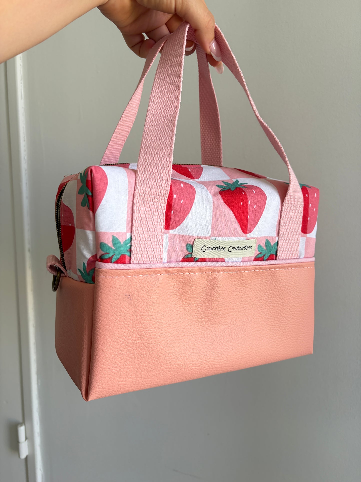 Lunch Bag Fraise Avec petit défaut sur le devant