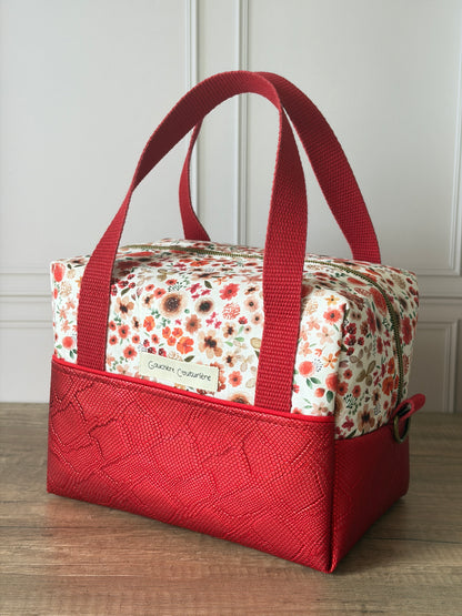 Lunch Bag Croco Rouge