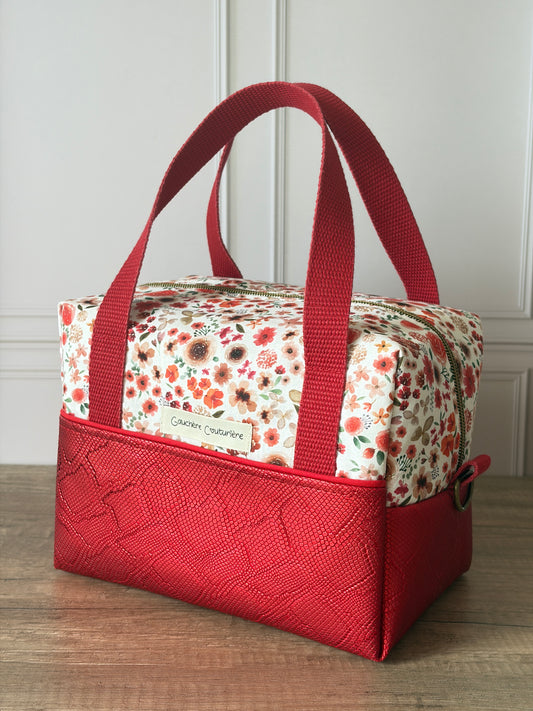Lunch Bag Croco Rouge