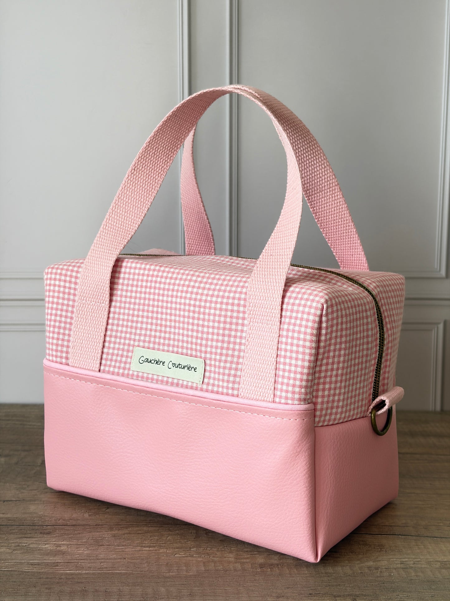 Lunch Bag Vichy Rose