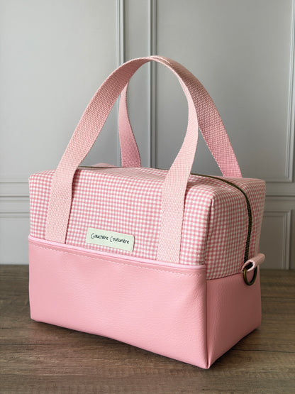 Lunch Bag Vichy Rose
